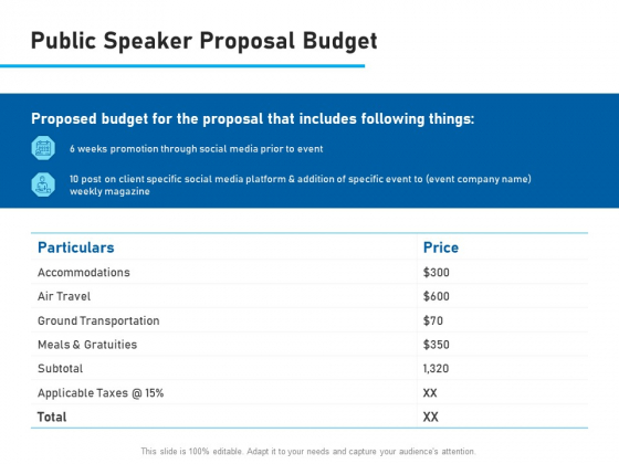 Conference Session Public Speaker Proposal Budget Ppt File Inspiration PDF Conference Session Public Speaker Proposal Budget Ppt File Inspiration PDF