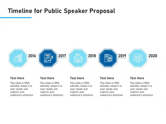 Conference Session Timeline For Public Speaker Proposal Ppt Icon Influencers PDF