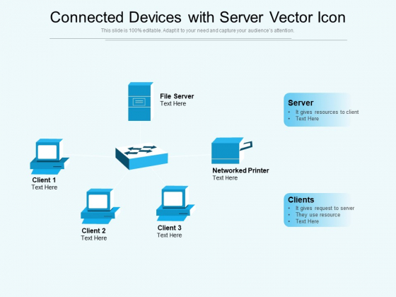 Connected Devices With Server Vector Icon Ppt PowerPoint Presentation Show Professional PDF Connected Devices With Server Vector Icon Ppt PowerPoint Presentation Show Professional PDF