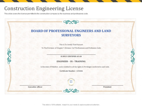 Construction Business Company Profile Construction Engineering License Rules PDF Construction Business Company Profile Construction Engineering License Rules PDF