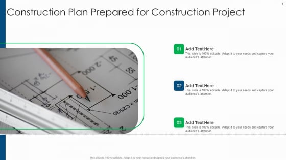 Construction Plan Prepared For Construction Project Background PDF
