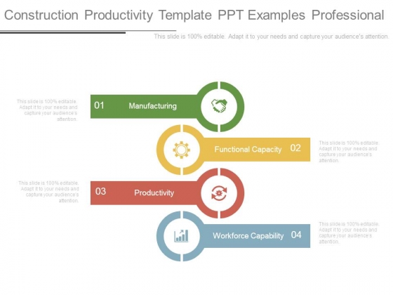 construction productivity template ppt examples professional