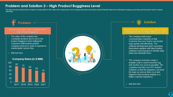 Consumer Loss BPO Problem And Solution 3 High Product Bugginess Level Brochure PDF