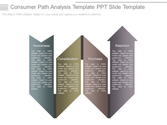 Consumer Path Analysis Template Ppt Slide Template