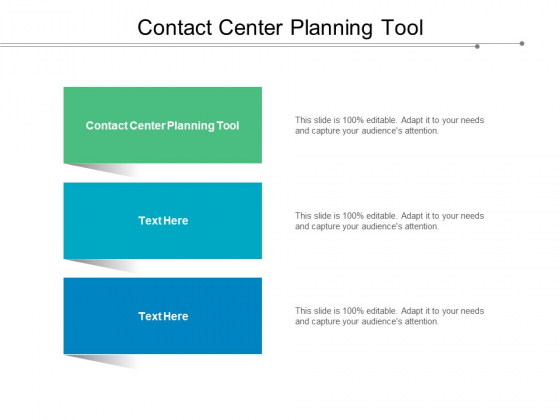 Contact Center Planning Tool Ppt PowerPoint Presentation Icon Design Templates Cpb