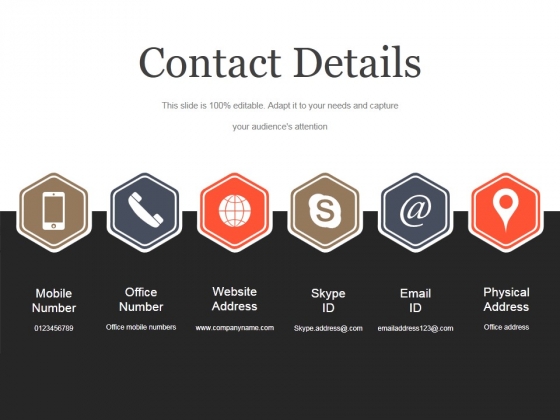 Contact Details Ppt PowerPoint Presentation Model