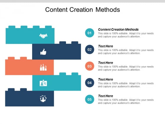 Content Creation Methods Ppt PowerPoint Presentation Summary Show Cpb Content Creation Methods Ppt PowerPoint Presentation Summary Show Cpb
