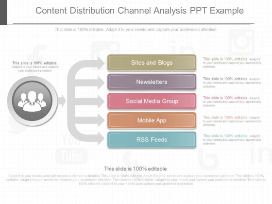 Content Distribution Channel Analysis Ppt Example