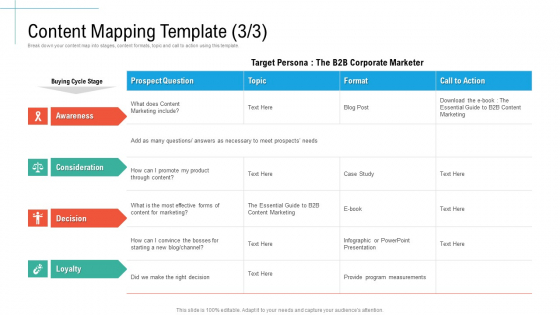 Content Mapping Template Topic Initiatives And Process Of Content Marketing For Acquiring New Users Information PDF Content Mapping Template Topic Initiatives And Process Of Content Marketing For Acquiring New Users Information PDF