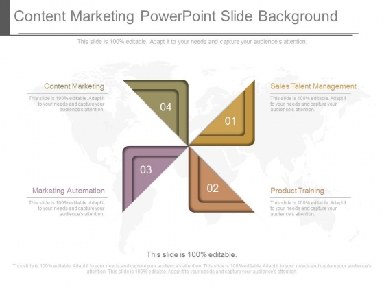 Content Marketing Powerpoint Slide Background