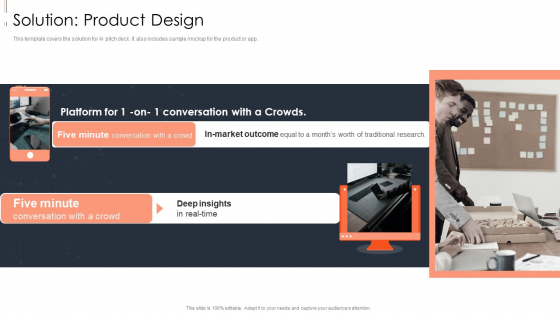 Contents Machine Learning Solution Pitch Deck Solution Product Design Inspiration PDF