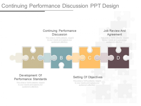 Continuing Performance Discussion Ppt Design