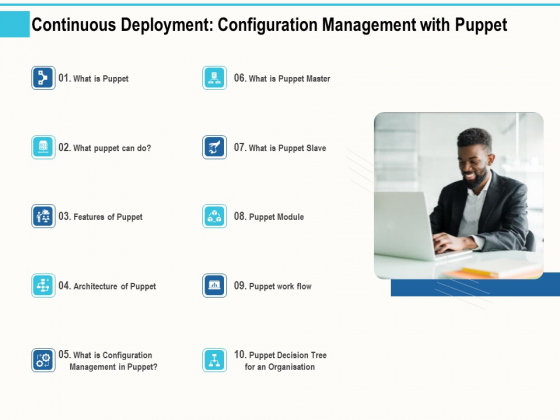 Continuous Deployment Configuration Management With Puppet Ppt Pictures Graphics Template PDF