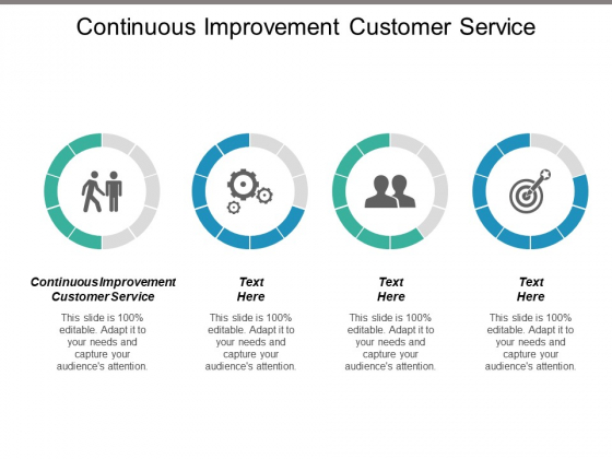 Continuous Improvement Customer Service Ppt PowerPoint Presentation Inspiration Graphics Pictures