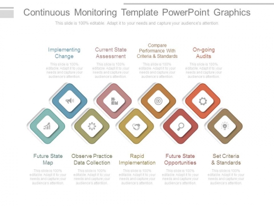 Continuous Monitoring Template Powerpoint Graphics Continuous Monitoring Template Powerpoint Graphics