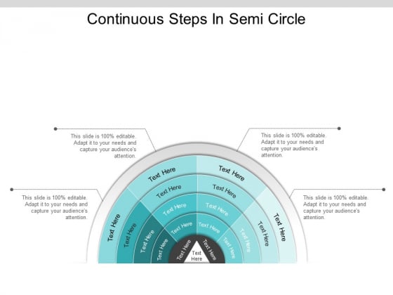 Continuous Steps In Semi Circle Ppt PowerPoint Presentation Ideas Format Ideas