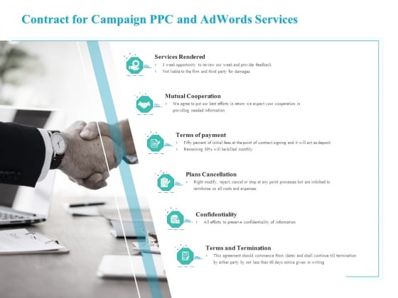 Contract For Campaign PPC And Adwords Services Brochure PDF