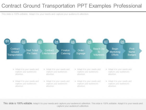 Contract Ground Transportation Ppt Examples Professional Contract Ground Transportation Ppt Examples Professional