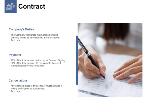 Contract Planning Ppt PowerPoint Presentation Styles Objects
