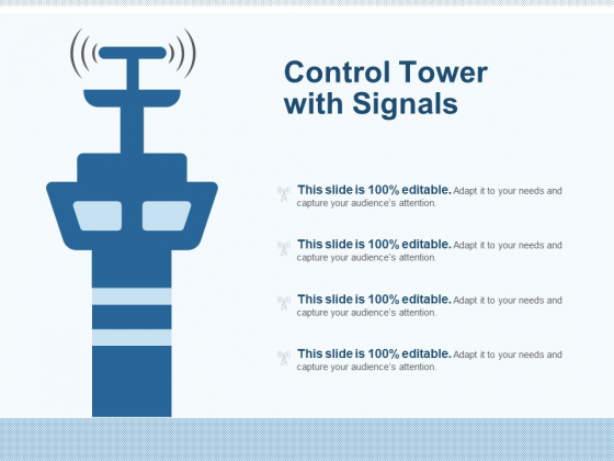 Control Tower With Signals Ppt PowerPoint Presentation Ideas File Formats