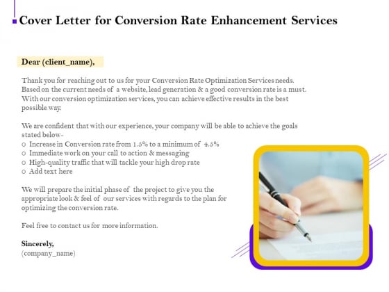 Conversion Rate Optimization Cover Letter For Conversion Rate Enhancement Services Ppt Model Designs Download PDF Conversion Rate Optimization Cover Letter For Conversion Rate Enhancement Services Ppt Model Designs Download PDF