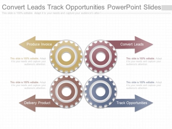 Convert Leads Track Opportunities Powerpoint Slides