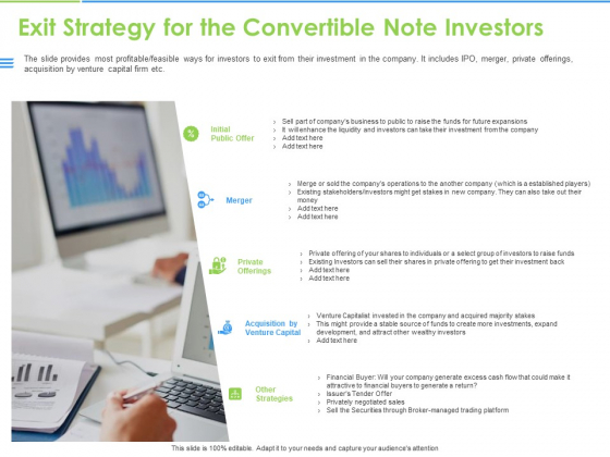 Convertible Bonds Pitch Deck For Increasing Capitals Exit Strategy For The Convertible Note Investors Ideas PDF Convertible Bonds Pitch Deck For Increasing Capitals Exit Strategy For The Convertible Note Investors Ideas PDF