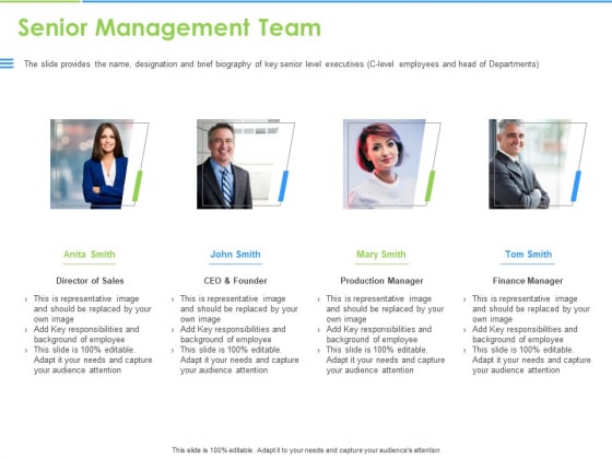 Convertible Bonds Pitch Deck For Increasing Capitals Senior Management Team Graphics PDF Convertible Bonds Pitch Deck For Increasing Capitals Senior Management Team Graphics PDF