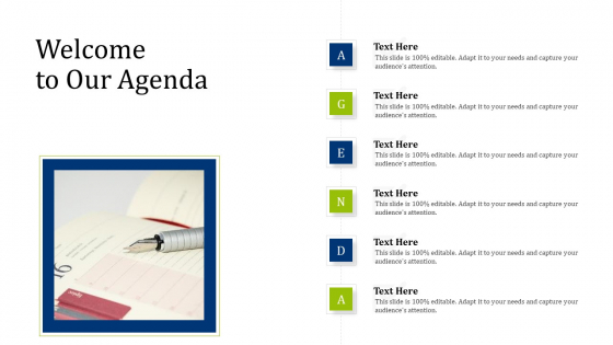 Convertible Debt Financing Pitch Deck Welcome To Our Agenda Elements PDF Convertible Debt Financing Pitch Deck Welcome To Our Agenda Elements PDF