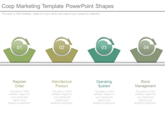 Coop Marketing Template Powerpoint Shapes Coop Marketing Template Powerpoint Shapes