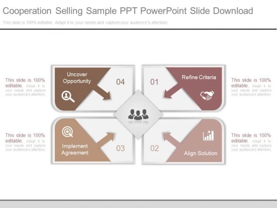 Cooperation Selling Sample Ppt Powerpoint Slide Download