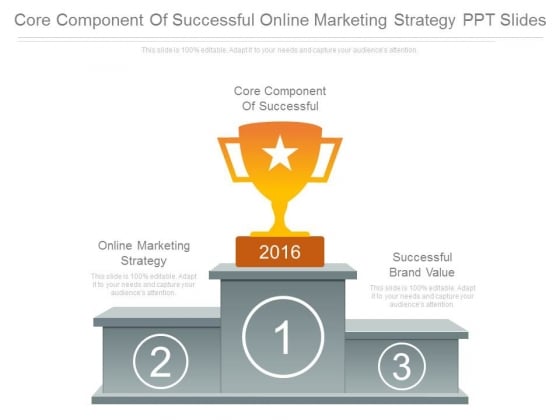 Core Component Of Successful Online Marketing Strategy Ppt Slides Core Component Of Successful Online Marketing Strategy Ppt Slides