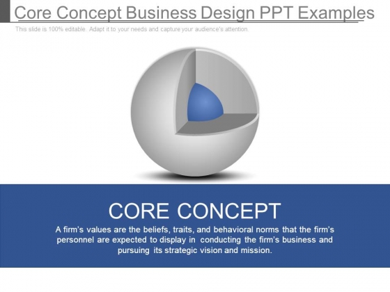 Core Concept Business Design Ppt Examples Core Concept Business Design Ppt Examples