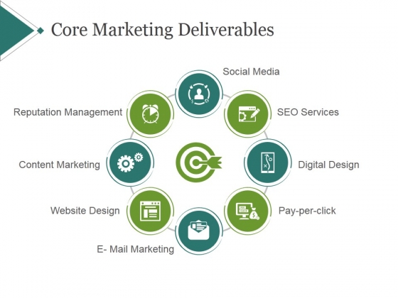 Core Marketing Deliverables Template 2 Ppt PowerPoint Presentation Microsoft