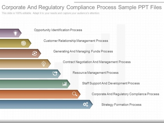 Corporate And Regulatory Compliance Process Sample Ppt Files