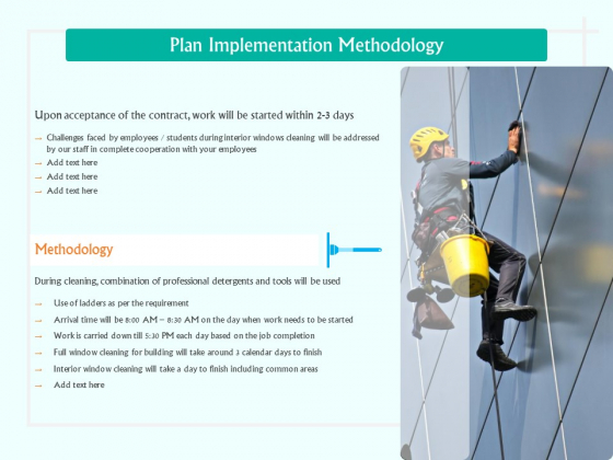 Corporate Building Window Cleaning Process Plan Implementation Methodology Ppt Professional Graphics PDF Corporate Building Window Cleaning Process Plan Implementation Methodology Ppt Professional Graphics PDF