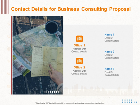 Corporate Consulting Contact Details For Business Consulting Proposal Guidelines PDF