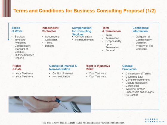 Corporate Consulting Terms And Conditions For Business Consulting Proposal General Portrait PDF Corporate Consulting Terms And Conditions For Business Consulting Proposal General Portrait PDF