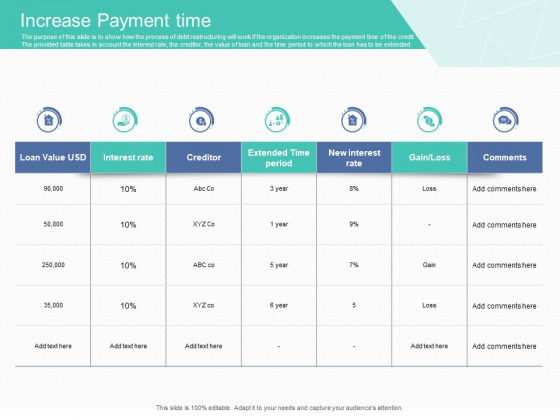 Corporate Debt Refinancing And Restructuring Increase Payment Time Structure PDF Corporate Debt Refinancing And Restructuring Increase Payment Time Structure PDF