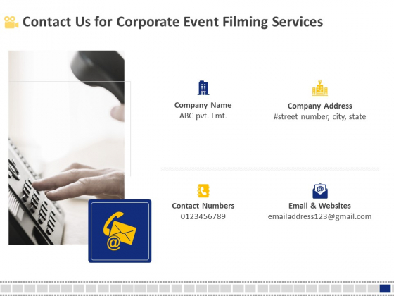 Corporate Event Filming Contact Us For Corporate Event Filming Services Demonstration PDF Corporate Event Filming Contact Us For Corporate Event Filming Services Demonstration PDF