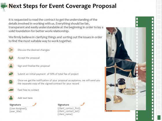 Corporate Event Videography Proposal Next Steps For Event Coverage Proposal Rules PDF Corporate Event Videography Proposal Next Steps For Event Coverage Proposal Rules PDF