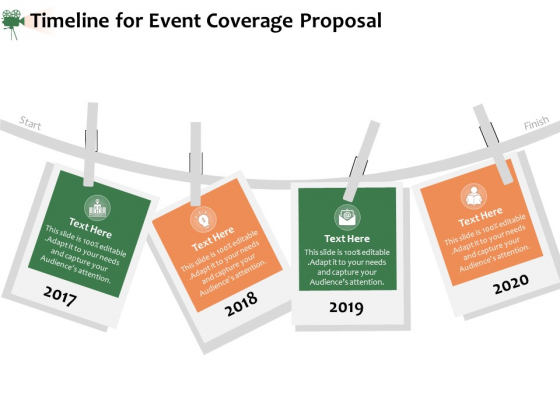 Corporate Event Videography Proposal Timeline For Event Coverage Proposal Background PDF