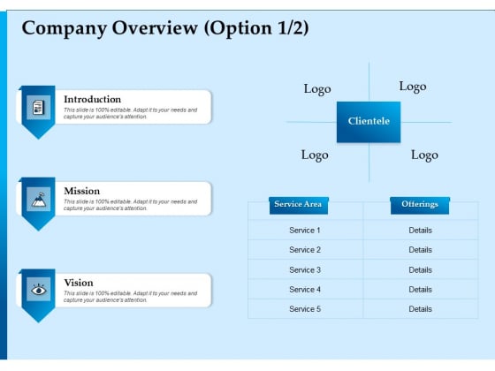 Corporate Fundraising Ideas And Strategies Company Overview Ppt Inspiration Template PDF Corporate Fundraising Ideas And Strategies Company Overview Ppt Inspiration Template PDF