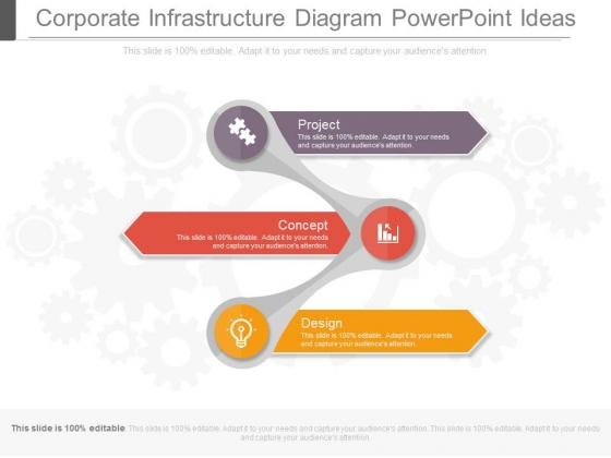 Corporate Infrastructure Diagram Powerpoint Ideas
