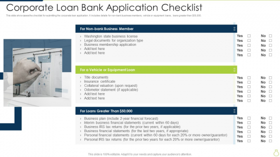 Corporate Loan Bank Application Checklist Structure PDF Corporate Loan Bank Application Checklist Structure PDF
