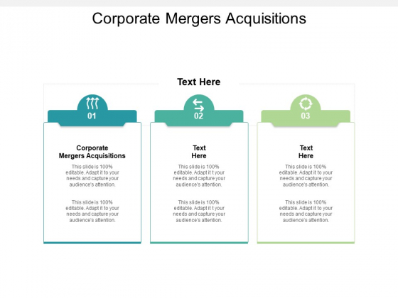 Corporate Mergers Acquisitions Ppt PowerPoint Presentation Slides Smartart Cpb Corporate Mergers Acquisitions Ppt PowerPoint Presentation Slides Smartart Cpb