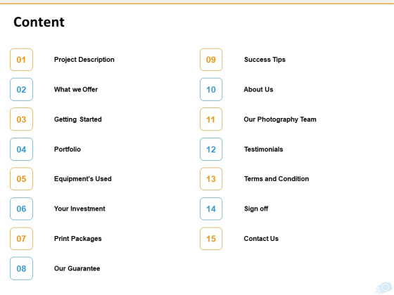 Corporate Occasion Videography Proposal Content Ppt Infographic Template Shapes PDF Corporate Occasion Videography Proposal Content Ppt Infographic Template Shapes PDF