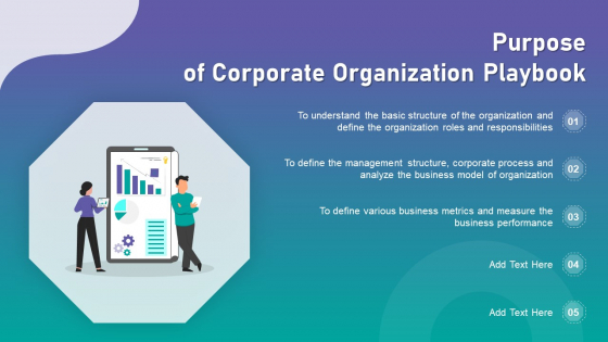 Corporate Organization Playbook Purpose Of Corporate Organization Playbook Ppt Ideas PDF