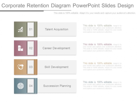 Corporate Retention Diagram Powerpoint Slides Design