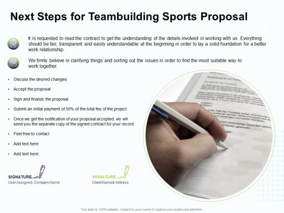 Corporate Sports Team Engagement Next Steps For Teambuilding Sports Proposal Icons PDF Corporate Sports Team Engagement Next Steps For Teambuilding Sports Proposal Icons PDF